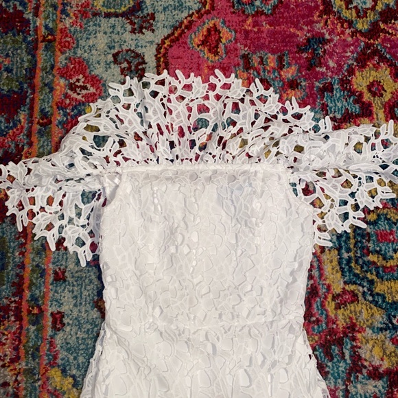 Off the Shoulder Lace Dress - Picture 4 of 6